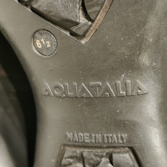 AQUATALIA Multicolor Suede Leather Knee High Stretch Boots - Picture 8 of 9